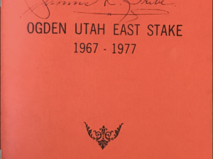 1967-1977 ~ Directory and Activity Calendar ~ Ogden Utah East Stake