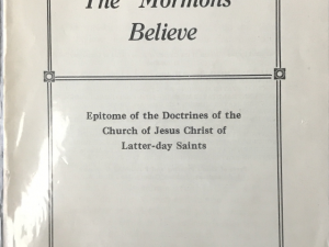 President Charles W. Penrose ~ What The “Mormons” Believe