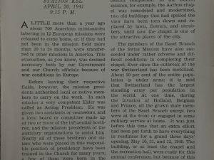 1941 ~ Elder Thomas E. McKay ~ The Voice of The Church on The Air ~ Our Missions In Europe