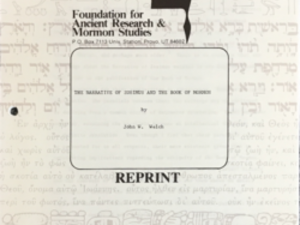 John W. Welch ~ The Narrative of Zosmius and the Book of Mormon