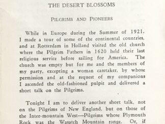 1929 ~ Elder Orson F. Whitney ~ Latter-Day Developments ~ No. 6 only