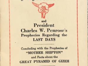 1948 ~ Prophecies of President Brigham Young Regarding the Future of Utah