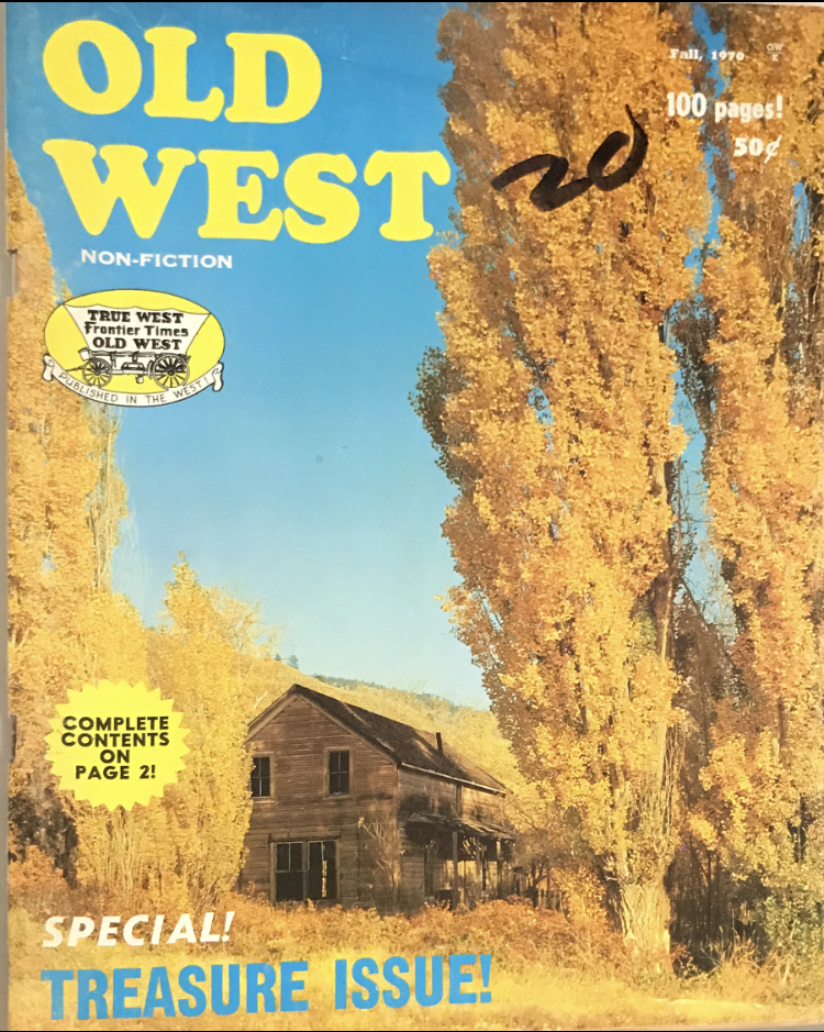 1970 ~ Old West Magazine ~ Fall