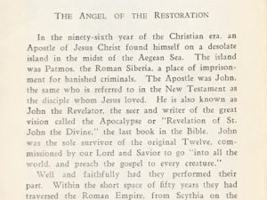 1929 ~ Elder Orson F. Whitney ~ The Apocalypse What John Saw and Heard on Patmos