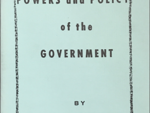 Joseph Smith ~ Powers and Policy of The Government ~ Reprint