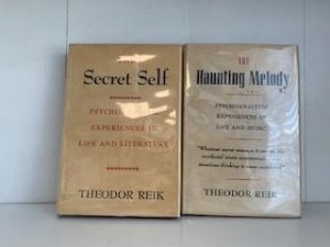 1952/1953- Psychoanalytic Experience in Life and Literature- Theodor Reik