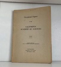 1928- Occasional Papers of the California Academy of Sciences XVI- John W. Hendrie