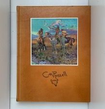 1957- The Charles M. Russel Book- Harold McCracken- Special Leather Edition