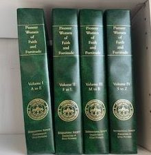 Pioneer Women of Faith Volume I- IV- International Society Daughters of Utah Pioneers