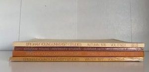 1976/1977- Brigham Young University Studies (4 Volumes)
