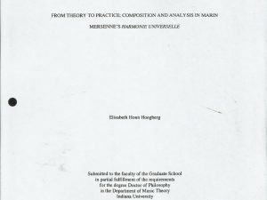 From Theory to Practice: Composition and Analysis in Harmonie Universelle