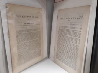 2 The Kingdom of God Pamphlets: Nos. 3 & 4 (Disbound) (1849) ~ by Orson Pratt