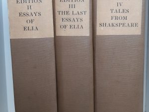 The Works of Charles Lamb Library Edition Vols. 2-4