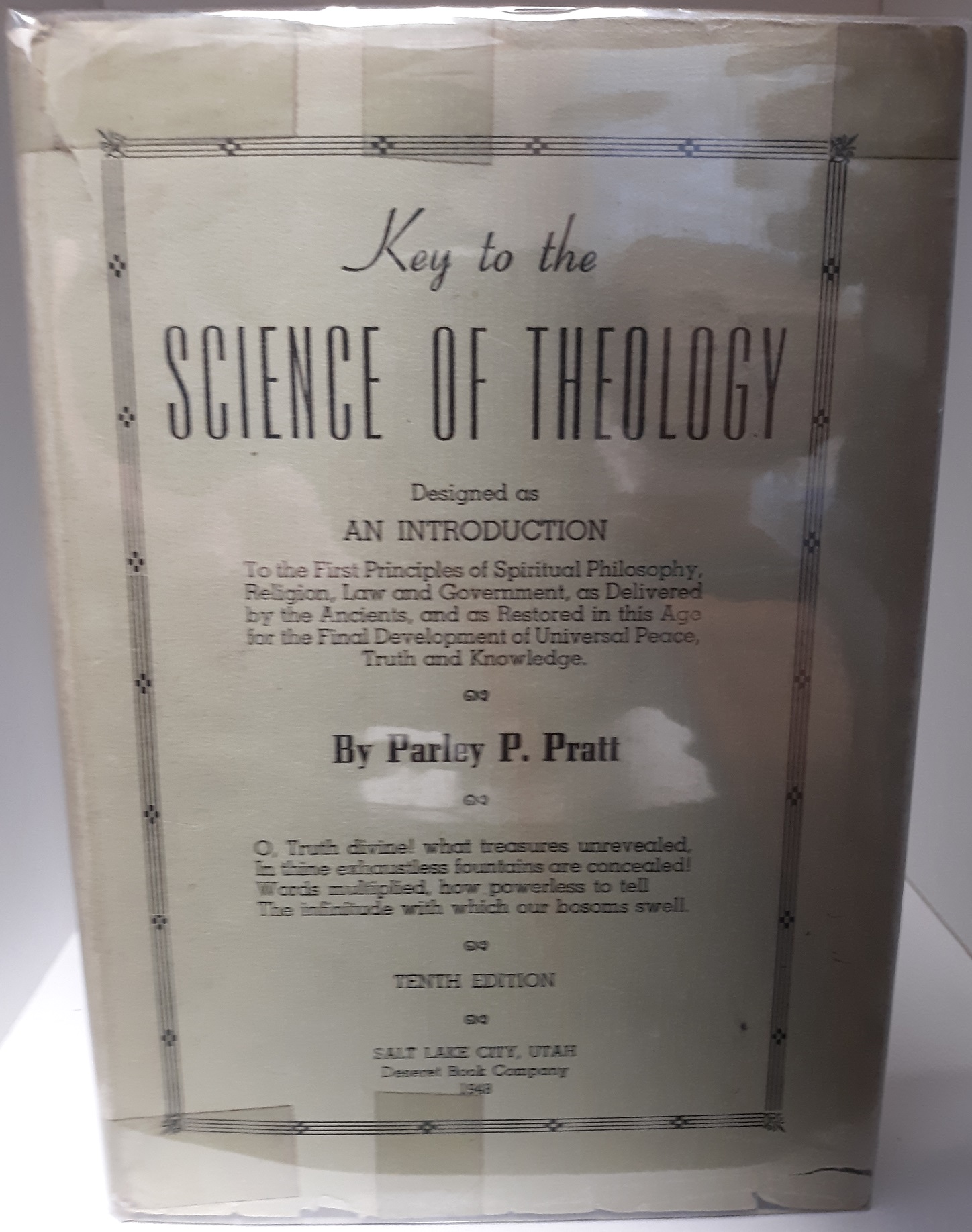 Key to the Science of Theology (1948) ~ by Parley P. Pratt