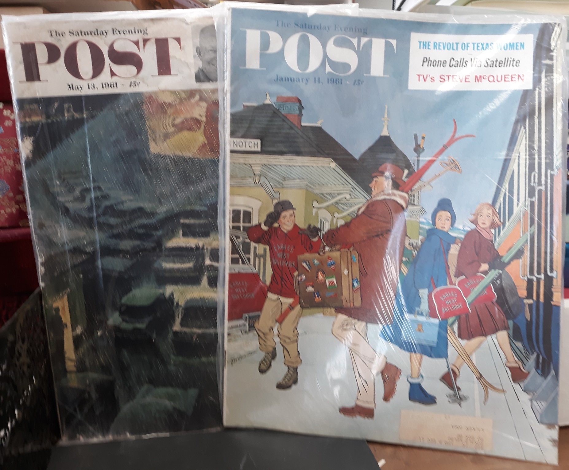 The Saturday Evening Post Set of 2 Magazines