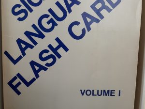 Sign Language Flash Cards: Vol. 1 (1975) ~ by Harry Hoemann, and Shirley Hoemann