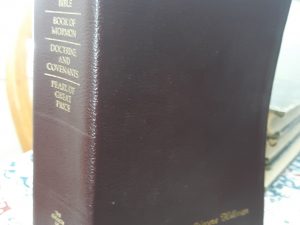 Burgundy Leather LDS Quadruple Combination (2003)