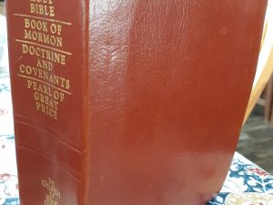 Brown Leather LDS Quadruple Combination (1993)