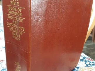 Brown Leather LDS Quadruple Combination (1993)