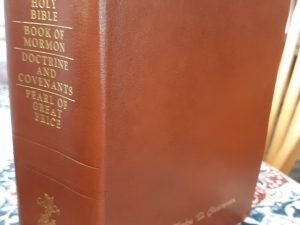 Brown Leather LDS Quadruple Combination (1988)