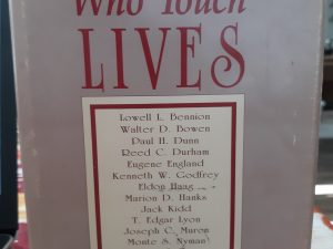Teachers Who Touch Lives (1988) ~ Compiled by Philip L. Barlow