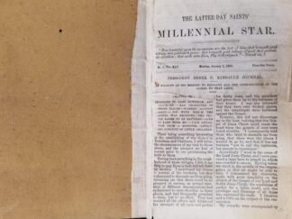 1883 --- Millennial Star --- Partial --- 30 Issues / Not 52 --- [Generic Binding]