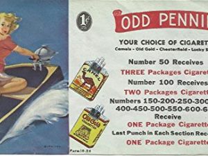 Odd Pennies —– Small Tobacco Advertisement