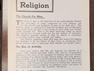 Active Religion — John A. Widtsoe — Centennial Series No. 20 — LDS Pamphlet