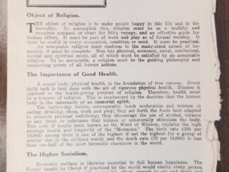 Complete Religion — Centennial Series No. 8 — Pamphlet by John A. Widtsoe