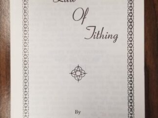 The Law of Tithing --- Elder Stephen L. Richards --- Small Pamphlet