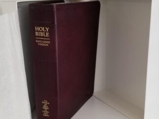 2007 --- Holy Bible --- Invecchiato Italian Leather Edition --- Church Employee Christmas Gift --- Like New in Original Box!