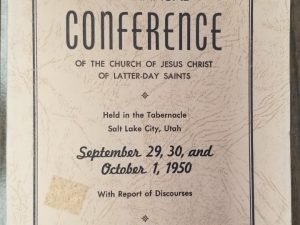 September – October, 1950 – Semi-Annual Conference Report – Softcover