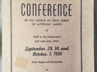 September - October, 1950 - Semi-Annual Conference Report - Softcover