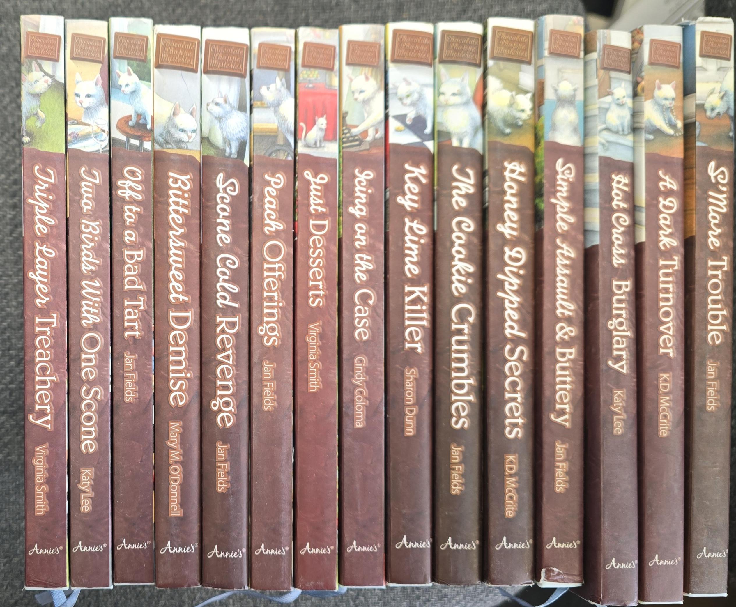 15 Mystery Books — Chocolate Shoppe Mysteries