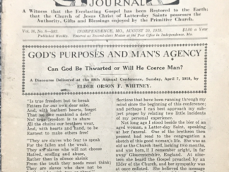 1918 ~ Liahona The Elders Journal ~ Vol. 16, No. 8