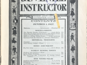 1907 ~ Juvenile Instructor ~ October 1st