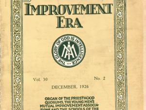 1926 ~ Improvement Era ~ December Vol. 30, No. 2