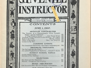 1907 ~ Juvenile Instructor ~ June 1st