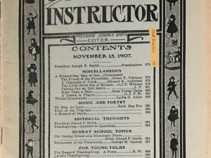 1907 ~ Juvenile Instructor ~ November 5th