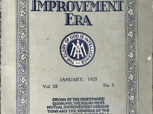 Improvement Era ~ Vol. 28 ~ No. 3 ~ January, 1925