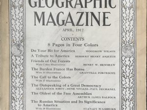 The National Geographic ~ April, 1917