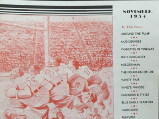 Humbug ~ University of Utah ~ November 1934
