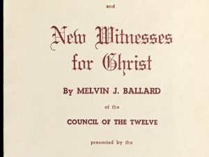 1936 ~ Dr. John A. Widtsoe ~ What is Man?
