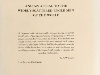 The Song of The Engle Men ~ Pamphlet