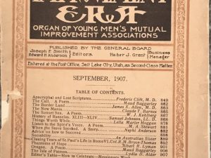 Improvement Era ~ Vol. X ~ No. 11 ~ September 1907