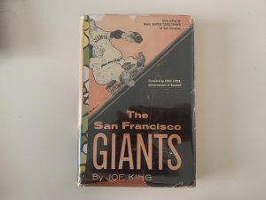 1958- The San Francisco Giants- Jof King