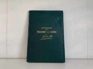 1900- Succession in the Presidency of the Church- Elder B.H Roberts