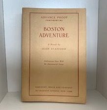 1944- Boston Adventure- Jean Stafford