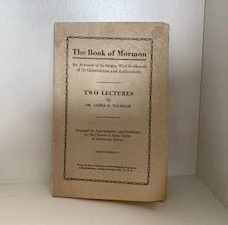 1924- The Book of Mormon: Two Lectures- James E. Talmage