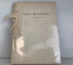 1921- In Memoriam Anthon Henrik Lund- J.M. Sjodahl